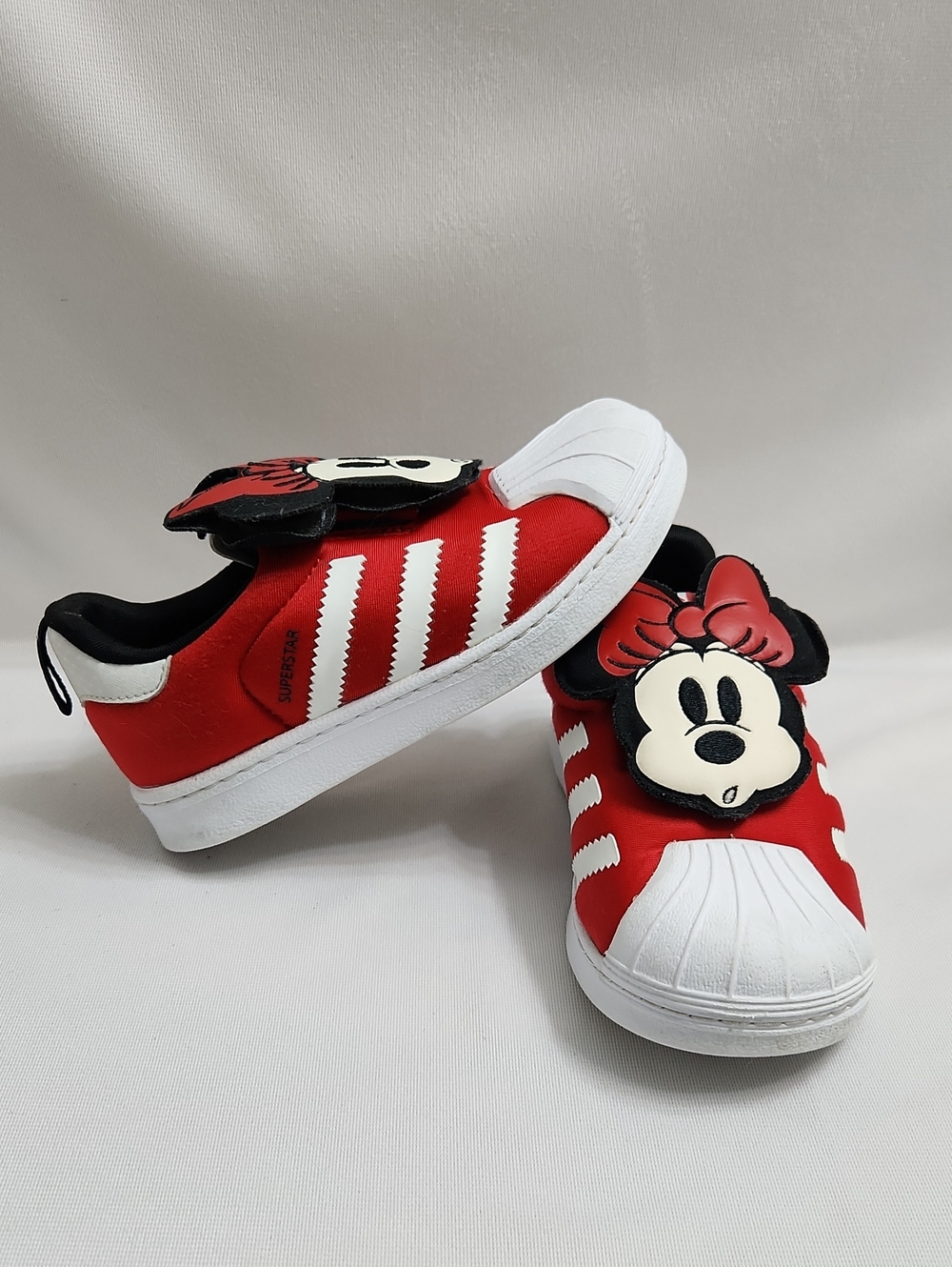 adidas × Disney Superstar Minnie Mouse Slip-On Sneakers (Size 9K)